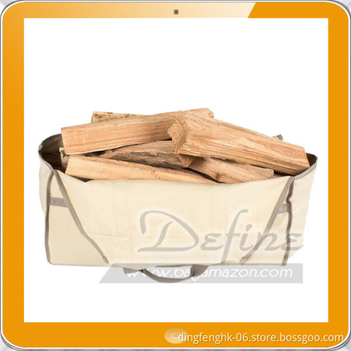 Premium Sturdy Canvas Wood Carrier Log Tote Bag